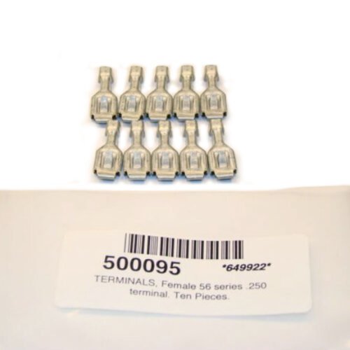 Female 56 Series .250 Terminals 10 Pcs.