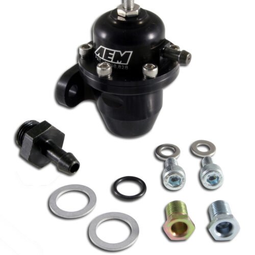 Adjustable Fuel Pressure Regulator Black