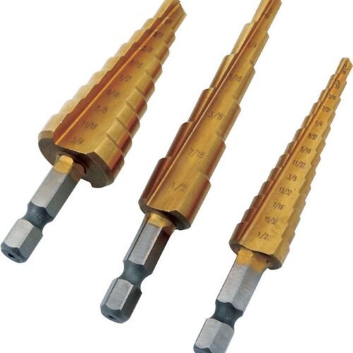 Step Drill Set 3pc