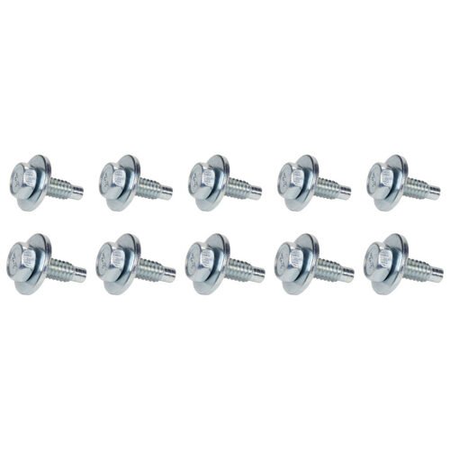 Body Bolt 3/4in 10pk Silver