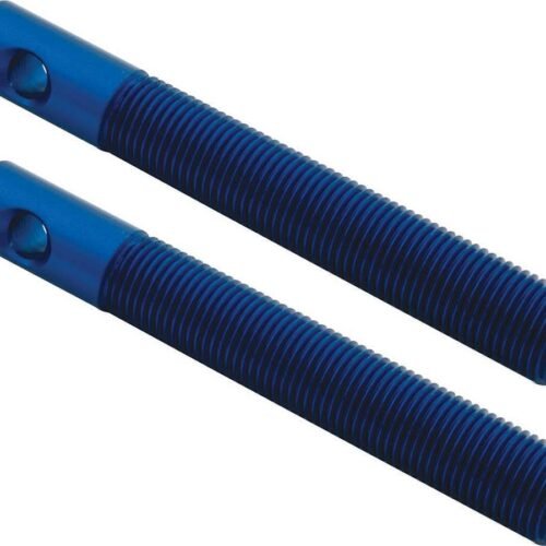 Alum Hood Pins 1/2in 1/4in Holes Blue 2pk