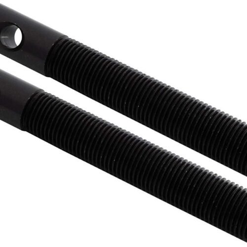 Alum Hood Pins 1/2in 1/4in Holes Black 2pk