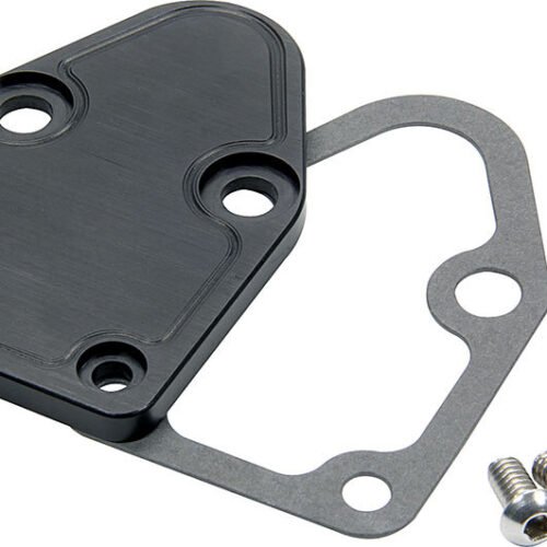 SBC F/P Block Off Plate Black