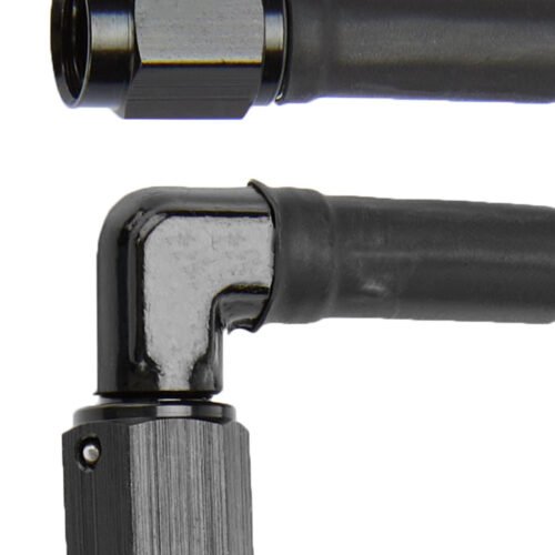 Coated Braided Line 60in #3 Hose -3 90 Deg/-3 Str