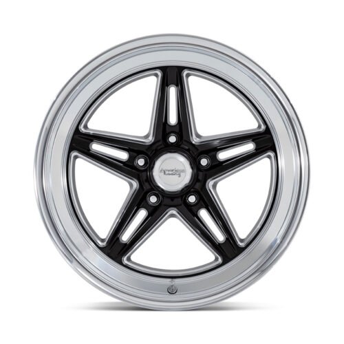 18×10 Goove Wheel 5×4.5 Bolt Circle Gloss Black