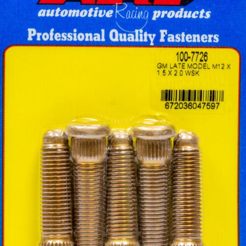 Wheel Stud Kit 12mm x 1.5 x 2.0 (5pk)