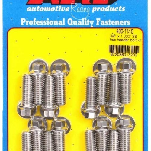 S/S Header Bolt Kit – 3/8 x 1.00 UHL (16)