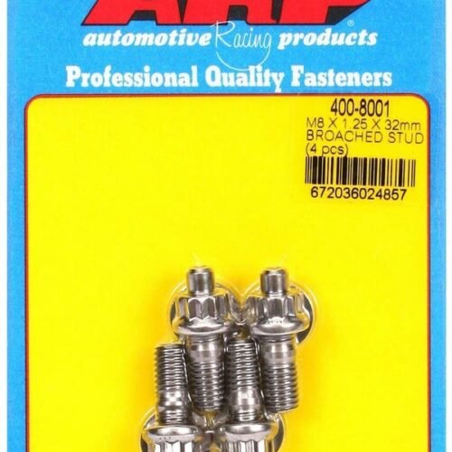 S/S Stud Kit – (4) M8 x 1.25in x  32mm