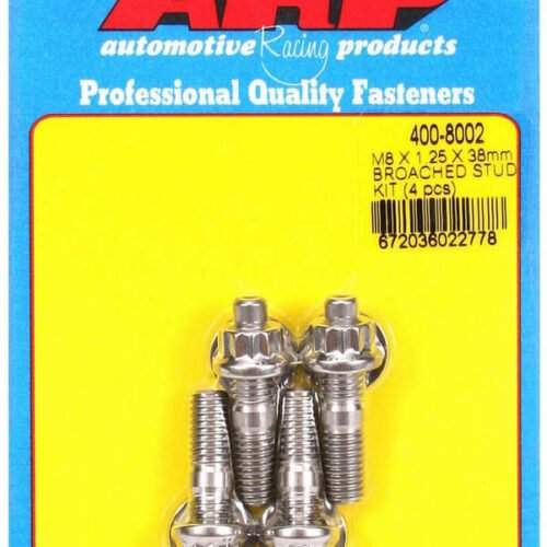 S/S Stud Kit – (4) M8 x 1.25in x  38mm