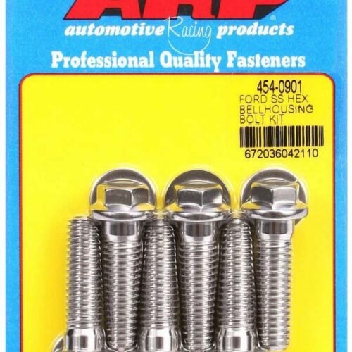 S/S Bellhousing Bolt Kit – 6pt. Ford