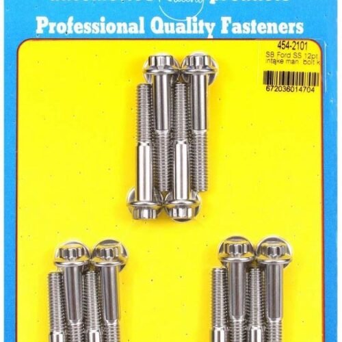SBF S/S Intake Bolt Kit 12pt.