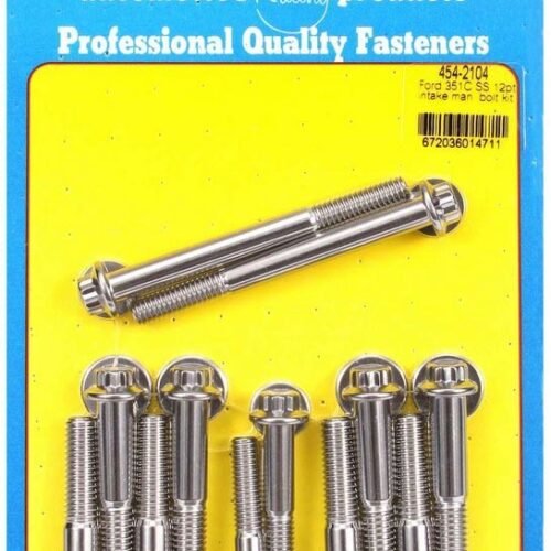Ford S/S Intake Bolt Kit 12pt.