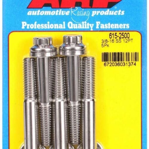 SS Bolt Kit – 12pt 5pk 3/8 x 2.500