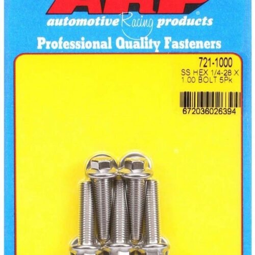 S/S Bolt Kit – 6pt. (5) 1/4-28 x 1.000