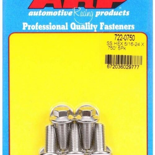 S/S Bolt Kit – 6pt. (5) 5/16-24 x .750