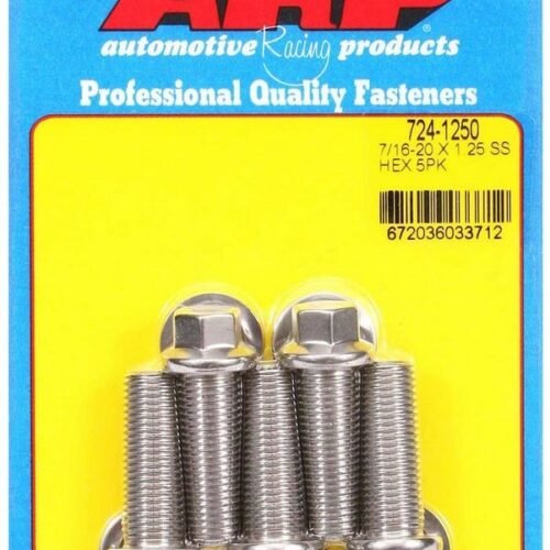 S/S Bolt Kit 6pt 5pk 7/16-20 x 1.250