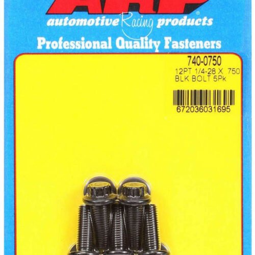 Bolt Kit – 12pt. (5) 1/4-28 x .750