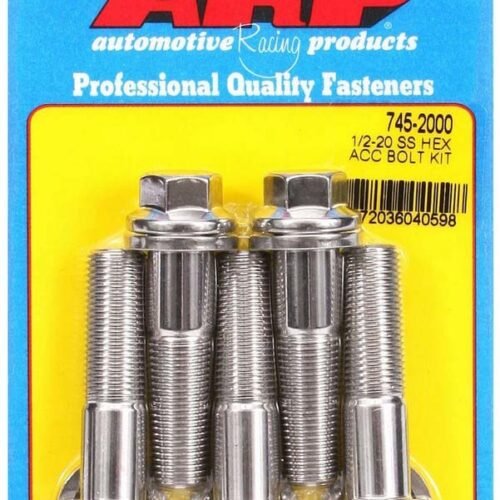 S/S Bolt Kit – 6pt. (5) 1/2-20 x 2.000