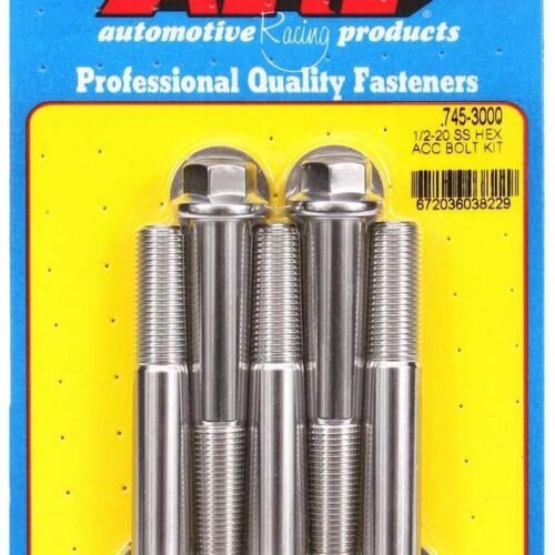 S/S Bolt Kit – 6pt. (5) 1/2-20 x 3.000