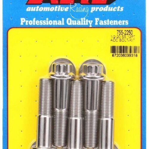 S/S Bolt Kit – 12pt. (5) 1/2-20 x 2.250