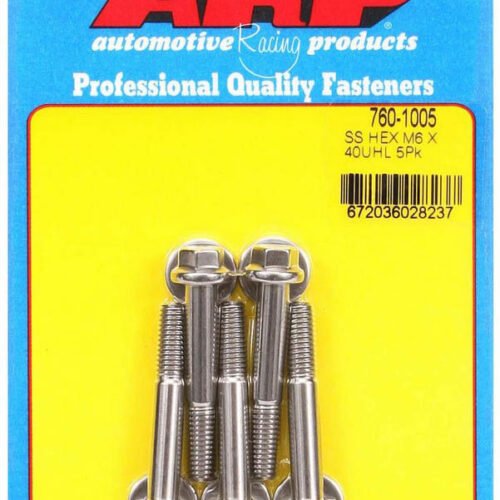 S/S Bolt Kit – 6pt. (5) 6mm x 1.00 x 40mm