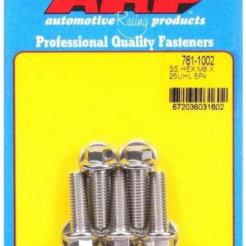 S/S Bolt Kit – 6pt. (5) 8mm x 1.25 x 25