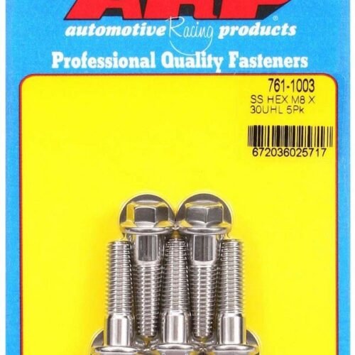 S/S Bolt Kit – 6pt. (5) 8mm x 1.25 x 30