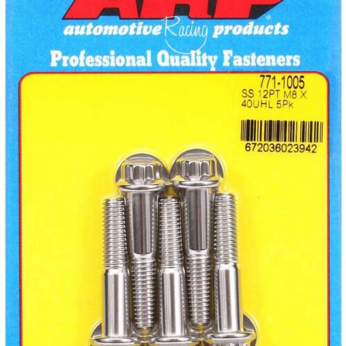 S/S Bolt Kit – 12pt. (5) 8mm x 1.25 x 40