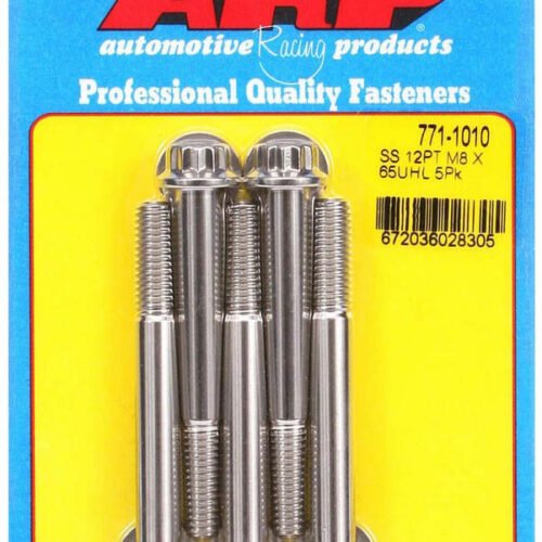 S/S Bolt Kit – 12pt. (5) 8mm x 1.25 x 65mm