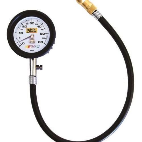 Tire Pressure Gauge 0-60 PSI Analog w/Bleed Valve