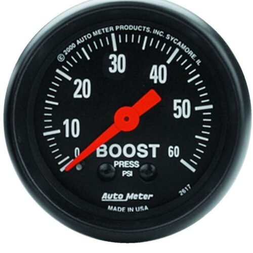 2-1/16in Z-Series Boost Gauge 0-60psi