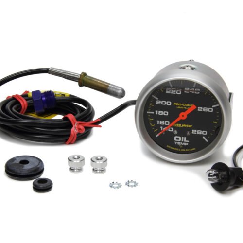 140-280 Oil Temp Gauge with 6ft Capillary Tube