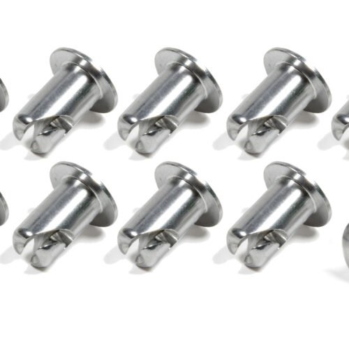 Oval Head Button Alum .500 Long 10 Pack