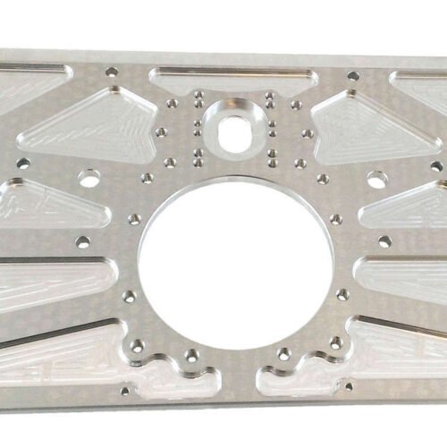 Alum Rear Motor Plate Raised Rail Sprint Car