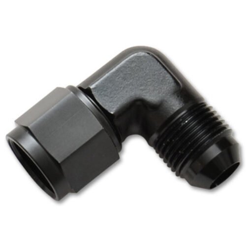 -6AN Female to -6AN Male 90 Degree Swivel Adapte