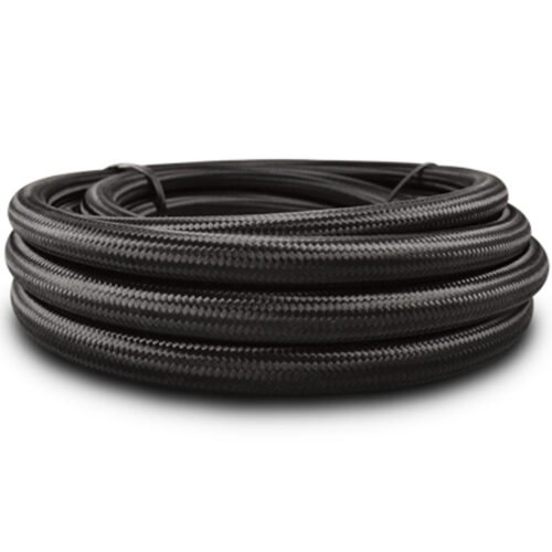 10ft Roll of Black Nylon Braided Flex Hose PTFE