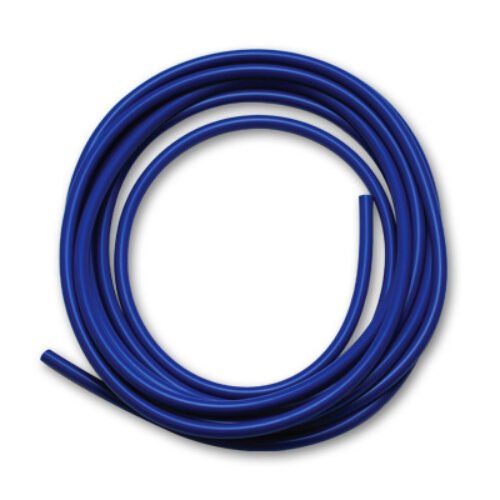 1/4in (6mm) I.D. x 25ft Silicone Vacuum Hose Blu