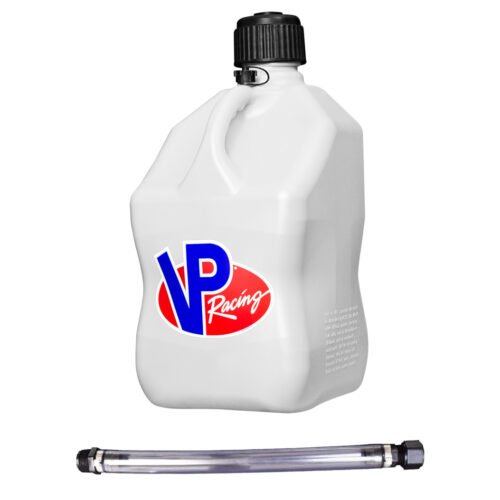 Motorsports Jug 5.5 Gal White Square w/Hose