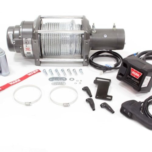 M12000 Winch w/Roller & 125′ Cable