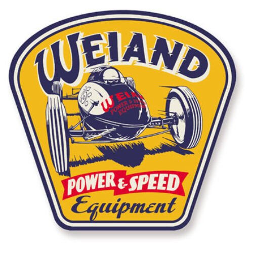 Weiand Metal Sign