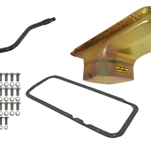 7qt Oil Pan Kit BBM B/RB Zinc Finish Center Sump