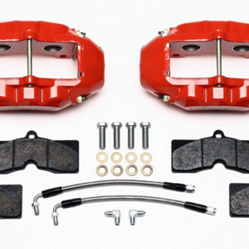 Rear Brake Kit 65-82 Corvette Red Powdercoat