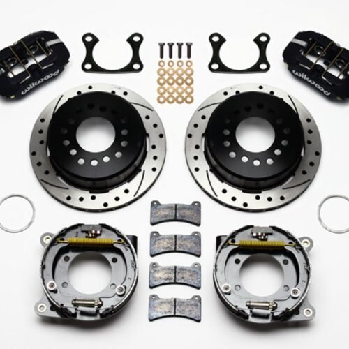 Rear Disc Brake Kit Big Ford Drilled w/Park Brk