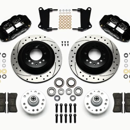 Front Disc Brake Kit Blk 67-72 Camaro Nova 12.88