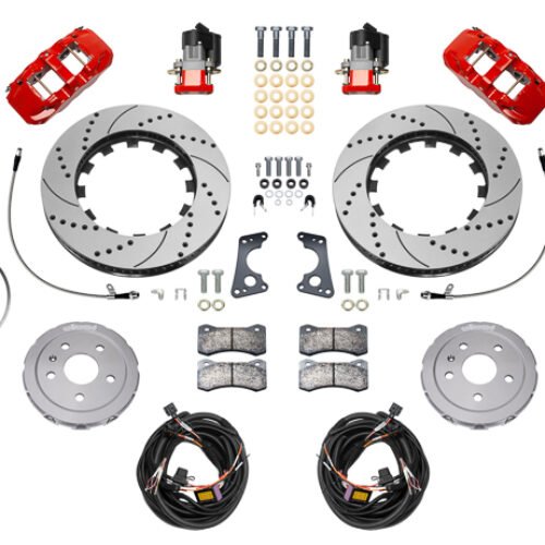 Brake Kit Rear Corvetee C8 Aerolite 4R Drilled