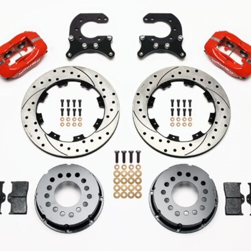 Brake Kit Rear Chevy 12- Bolt Billet Caliper Red
