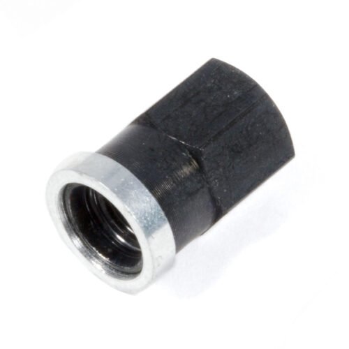 Cover Nut Short Q/C Alum Black