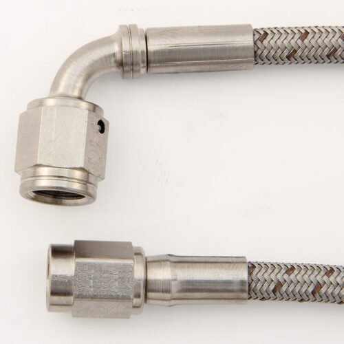 #3 90 Deg to #3 Str 50in Brake Hose