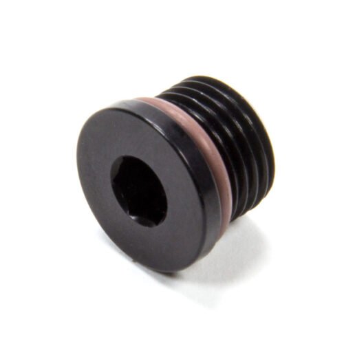 -6 ORB Internal Hex Port Plug – Aluminum – Black