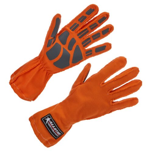 Driving Gloves Non-SFI Outseam S/L LG Orange